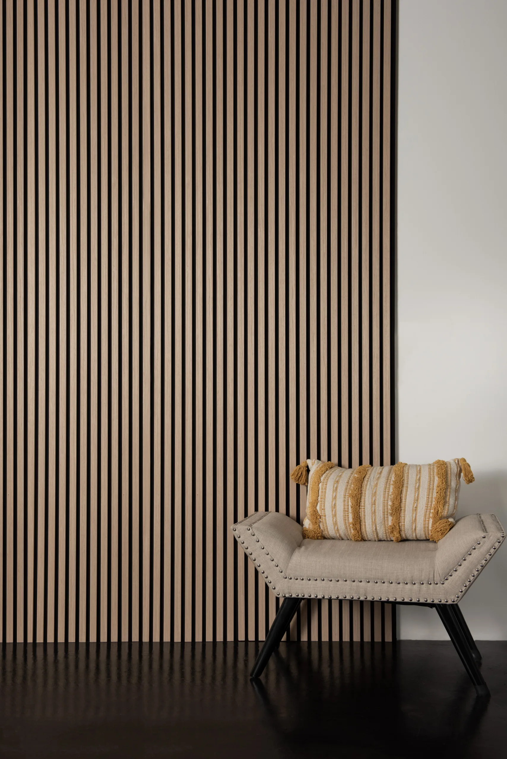 Buy Now Sterling Oak Acoustic Slat Wall Panel For Home