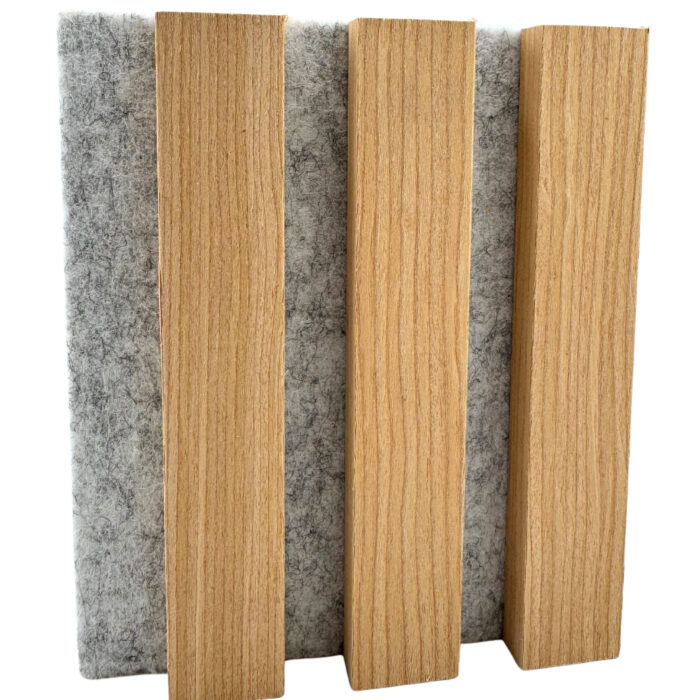 Natural Oak Grey Felt - Sample