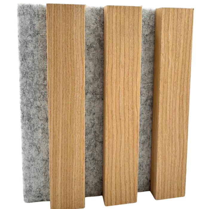Natural Oak Grey Felt - Sample