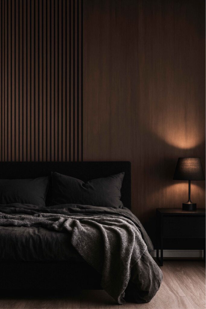 Smoked Brown Pine Veneer - Panel Decor Hub | Premium Decorative