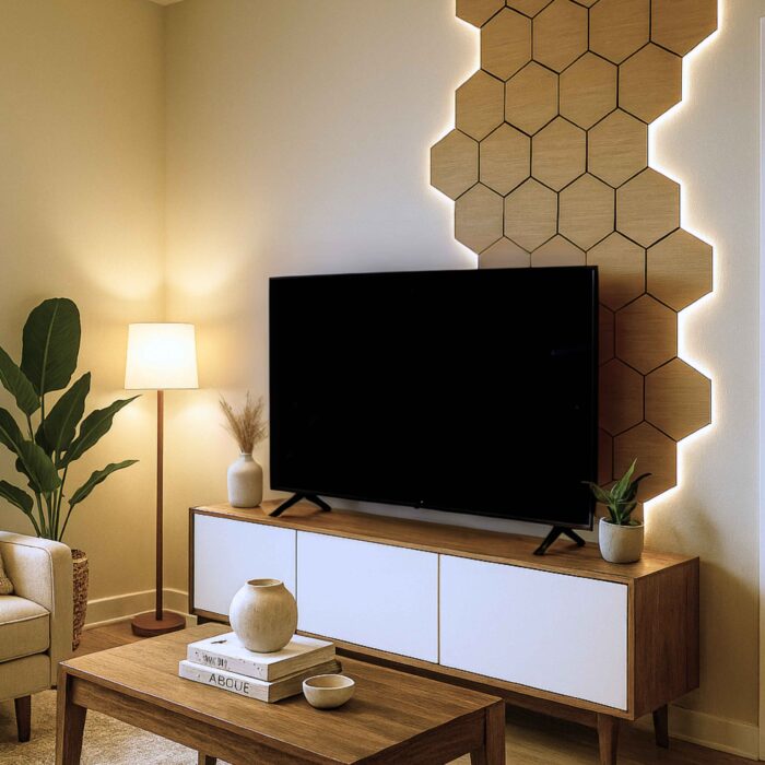 Oak Hexagon