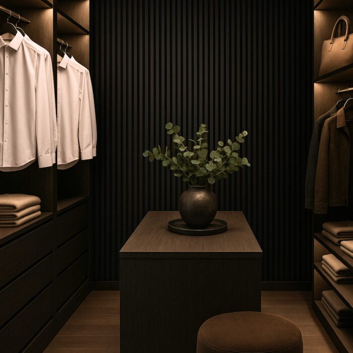 Premium Black Slat Panels