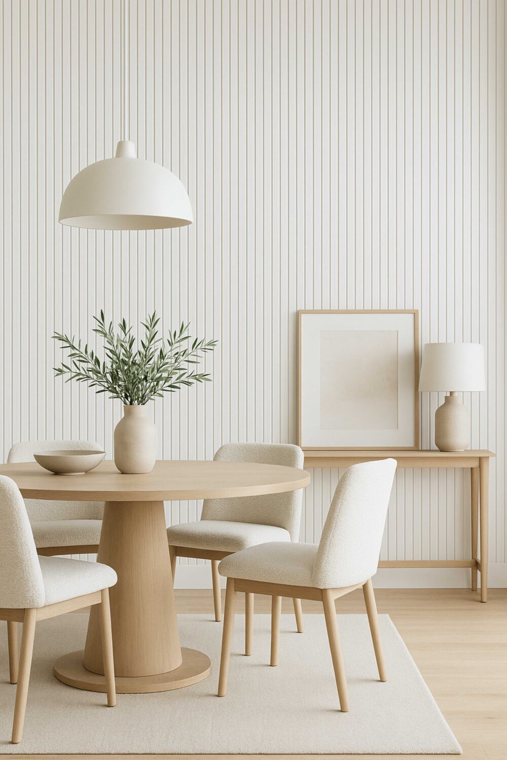 Premium White Slat Panels