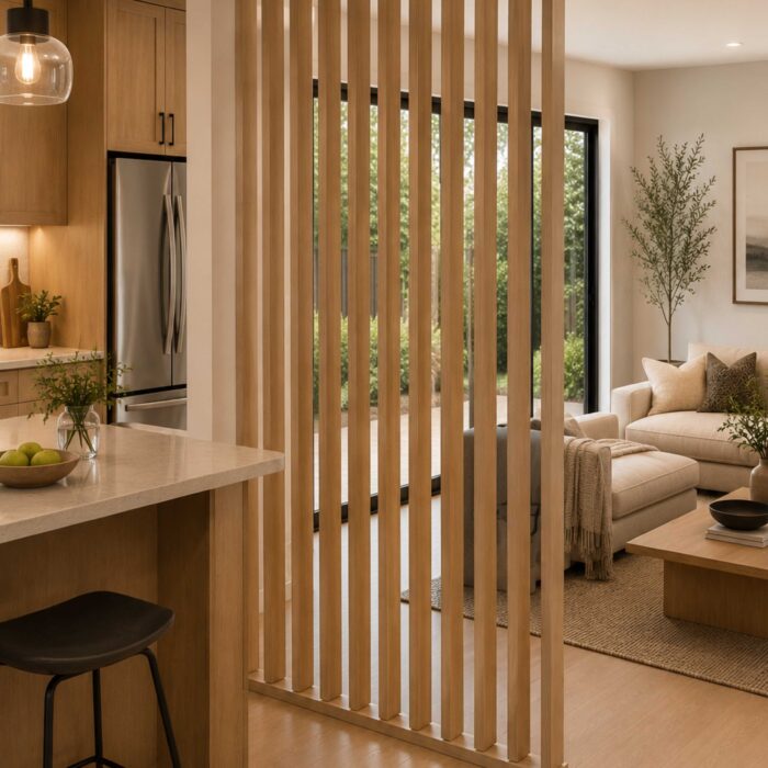 Boston Oak Wood Room Divider