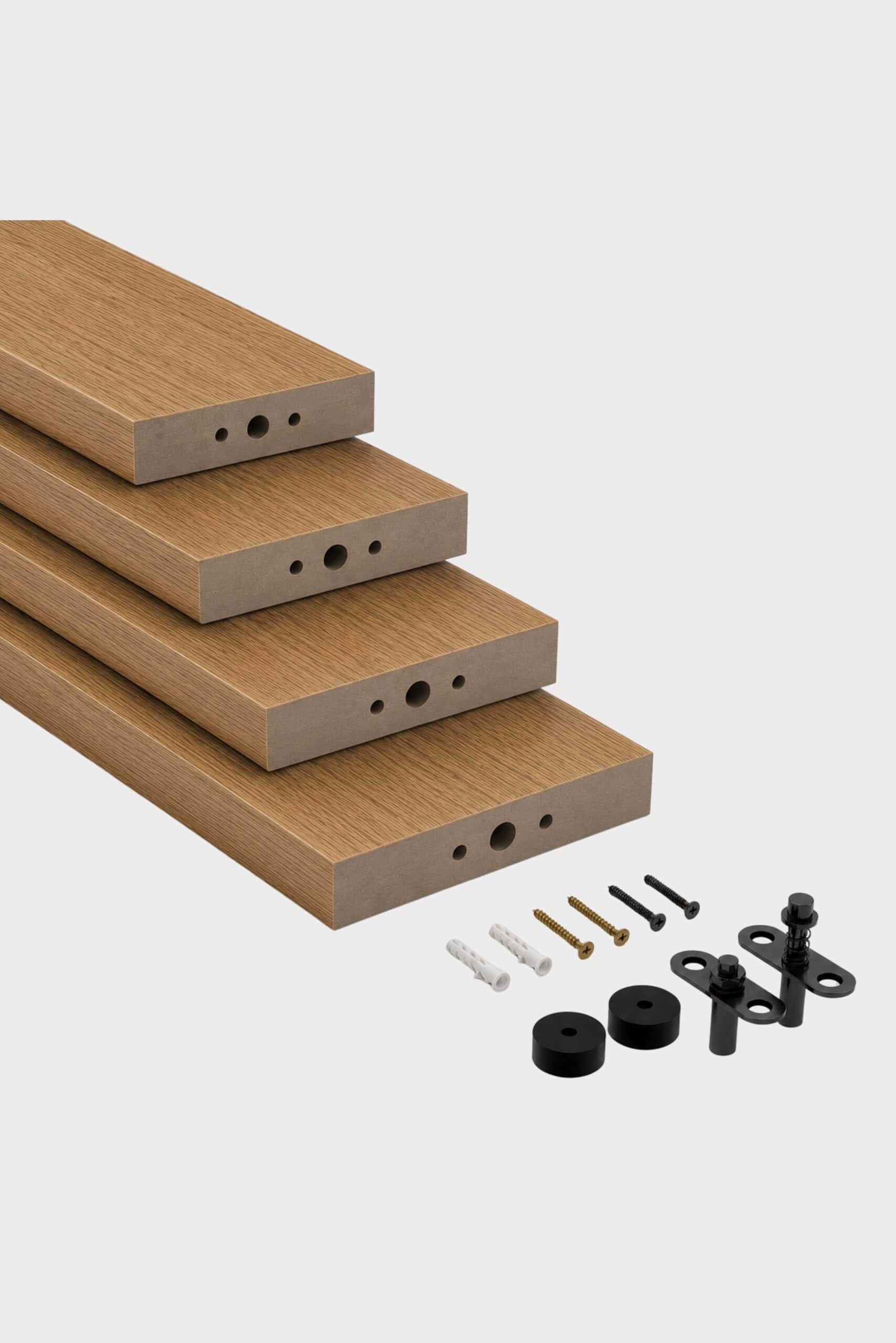 Boston Oak Wood Room Divider - Image 4