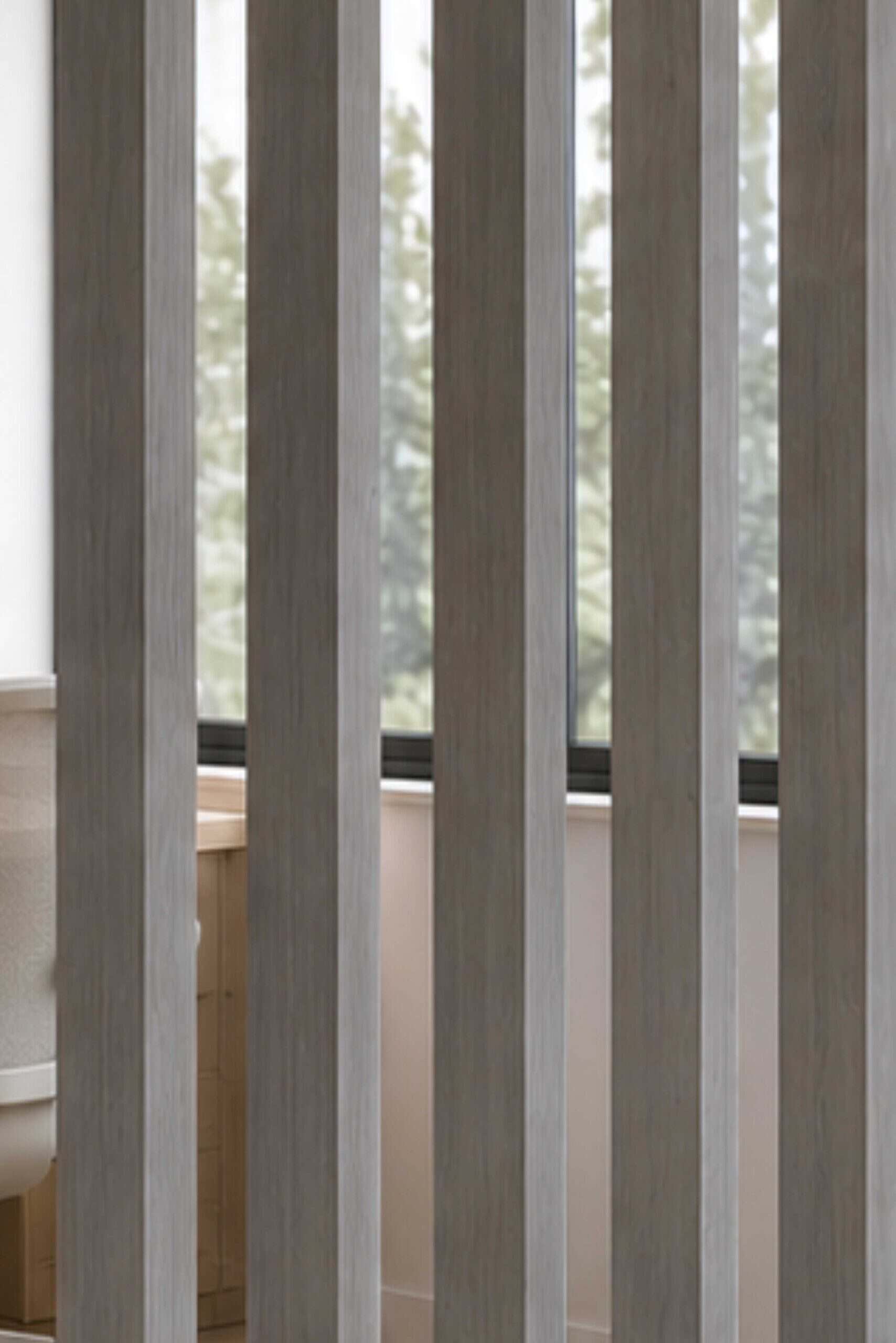 Casual Nordic Oak Wood Room Divider - Image 3