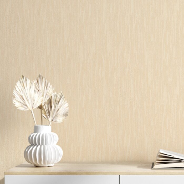 Crest Grey Canvas Wallpaper