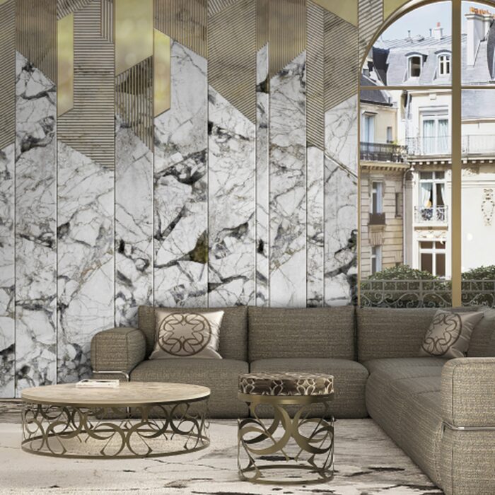 Marble Geometric Wallpaper