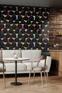 Cocktail Bar Wallpaper