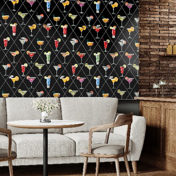 Cocktail Bar Wallpaper