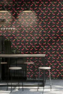 Cherry Pattern Wallpaper