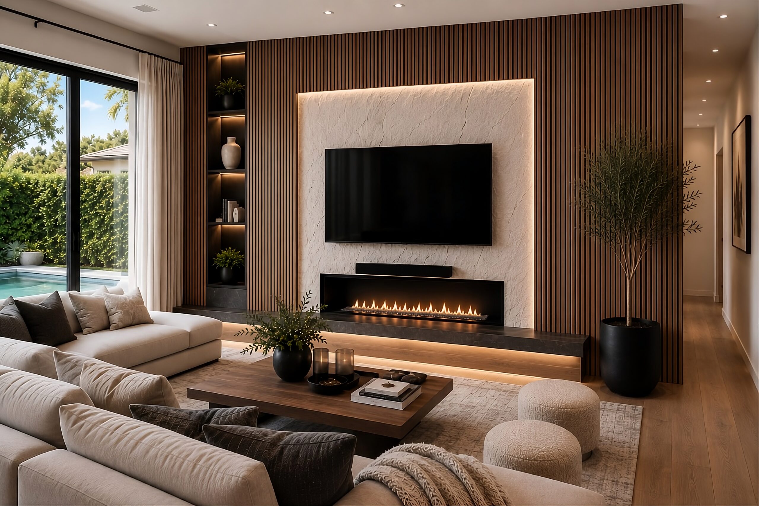 Slat Wood Panels